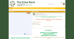 Desktop Screenshot of enloeband.org